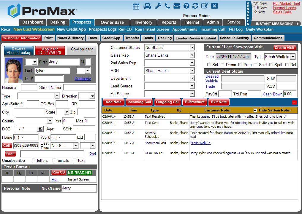 ProMax Mobile trade